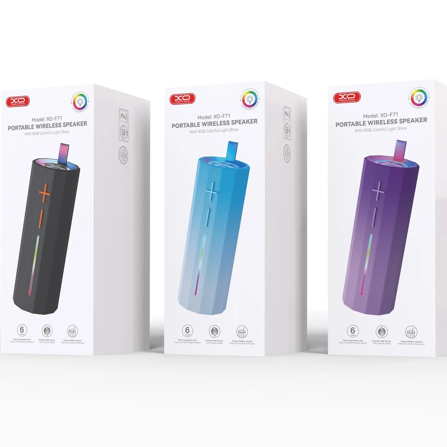XO F71 Wireless Speaker - الصورة 3